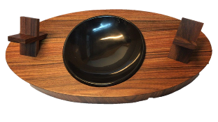 DECK ASHTRAY DOUBLE ROSEWOOD