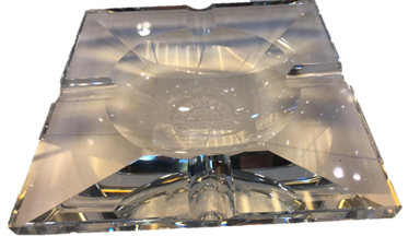 CRISTAL ASHTRAY H.UPMANN MARCA