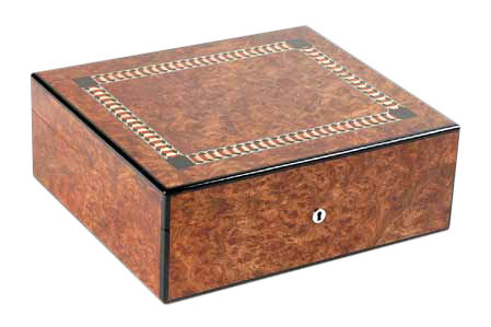 HUMIDOR AFRICAN ROOT EBONY 90C