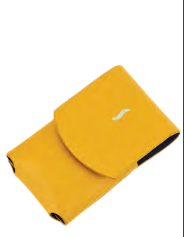 ETUI BRIQUET MINIJET JAUNE