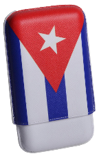 CUBAN FLAG LEATHER CASE 3C-27C