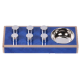 ASHTRAY BLUE MADRONA WHITE BOR